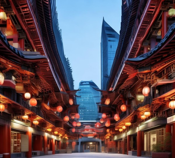冠豪商贸城,现代与传统的完美融合 冠豪商贸城,现代与传统的完美融合